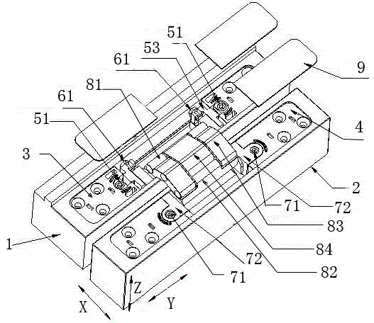 Three-dimensional adjustable hinge