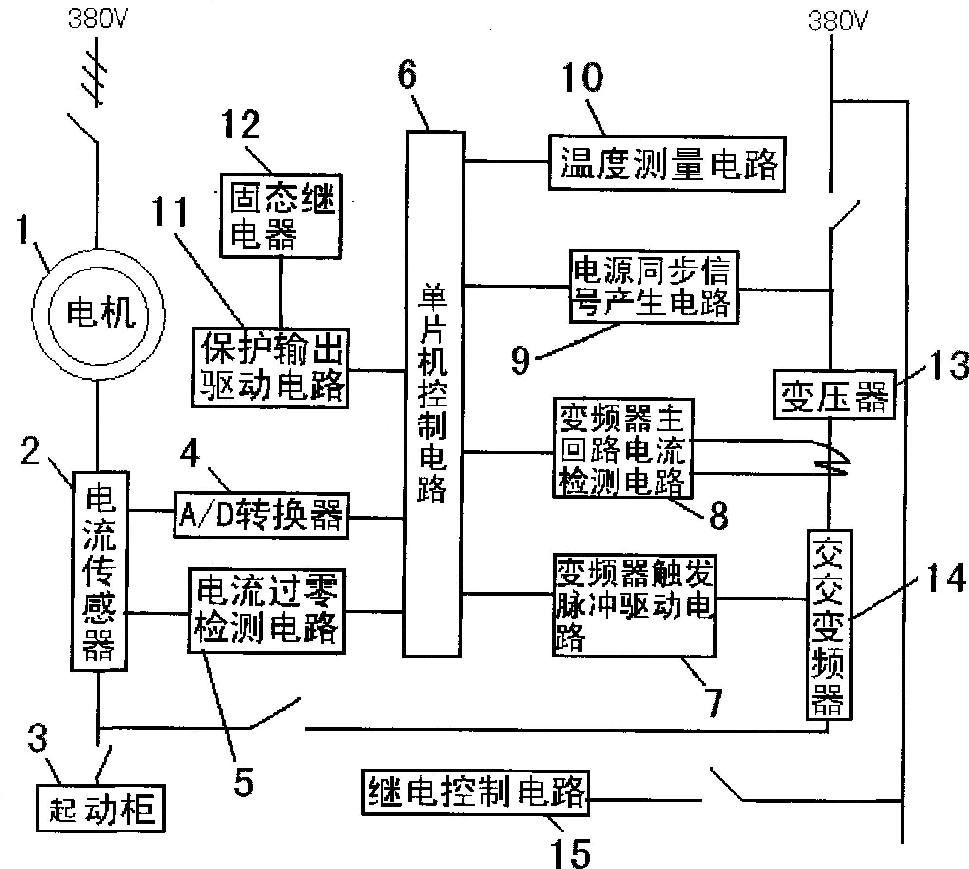 Passive compensating and energy saving apparatus for digital large power winding asynchronous motor