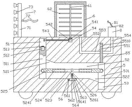 Spraying device for landscape plant protection