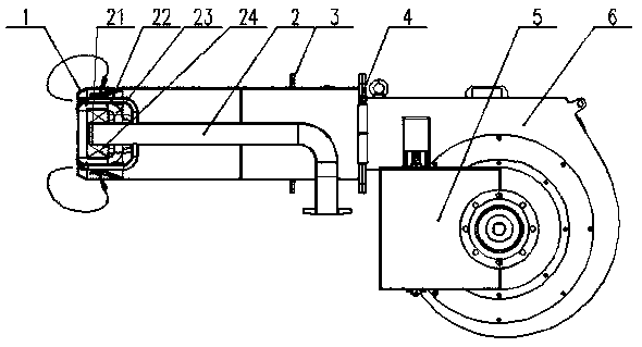 Ultra-low nitrogen gas burner