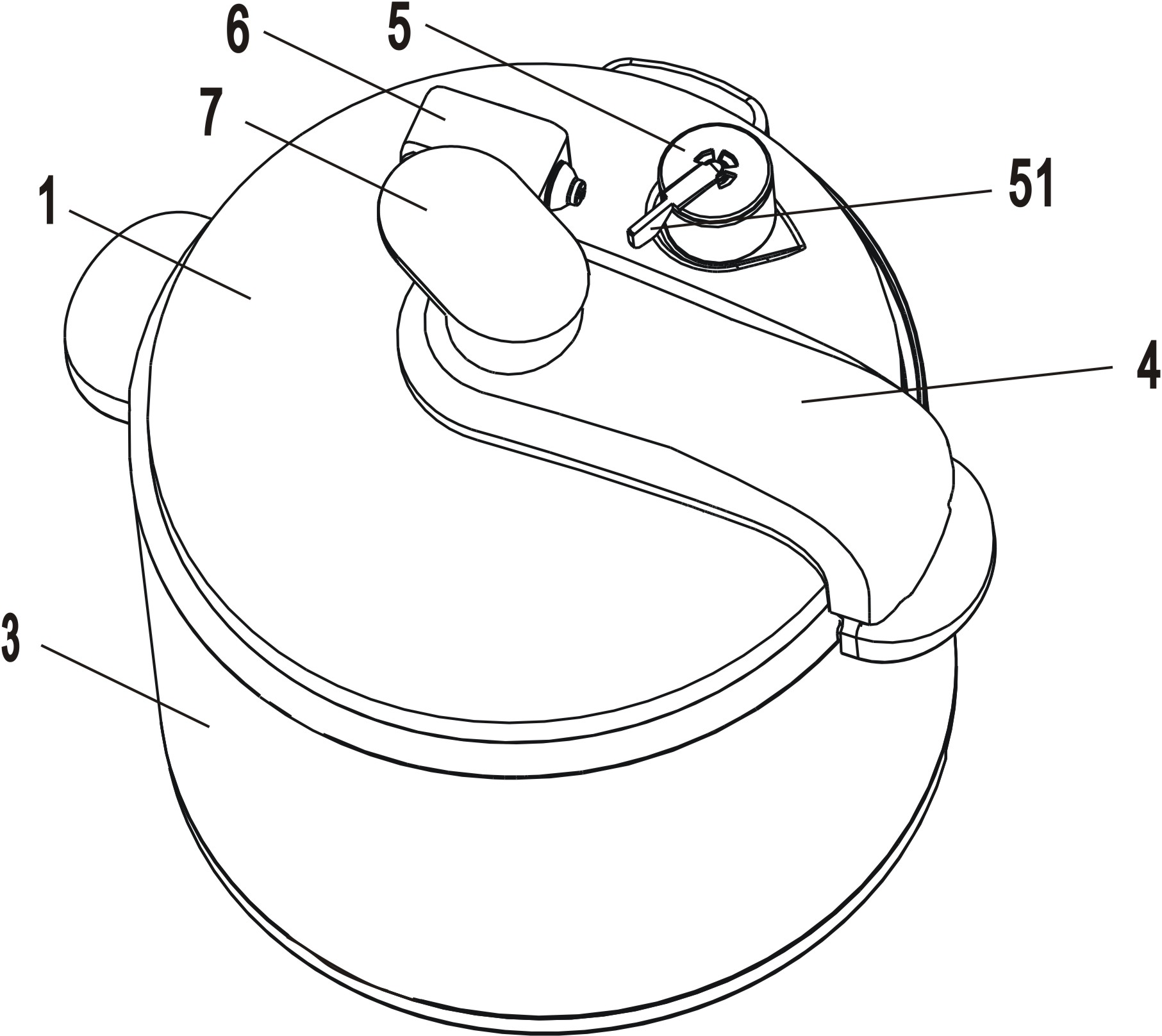 Automatic steam exhausting electric pressure cooker