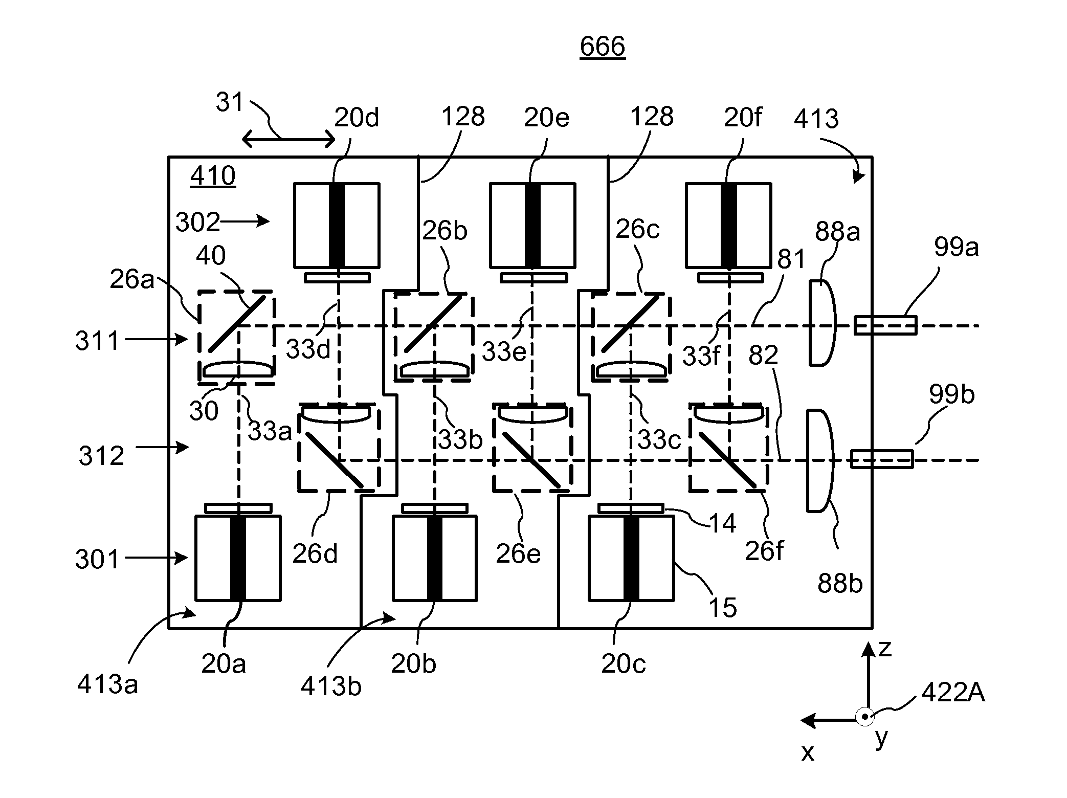 Beam combining light source