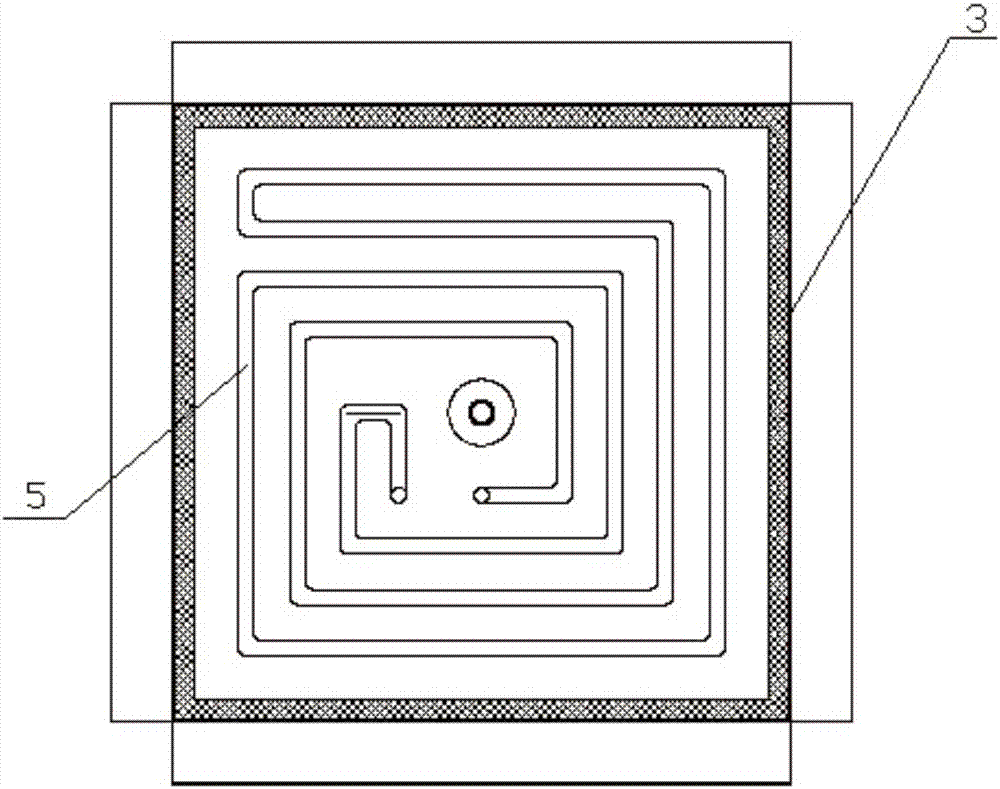 Cooling device of polycrystalline ingot furnace for supersized silicon ingot