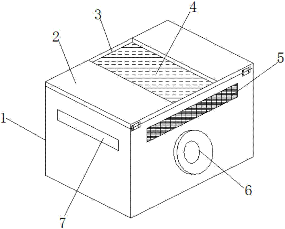 Roll paper storage device