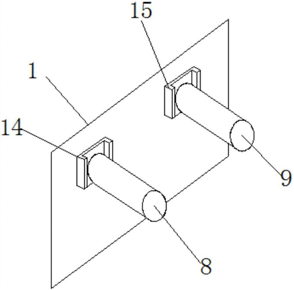 Roll paper storage device