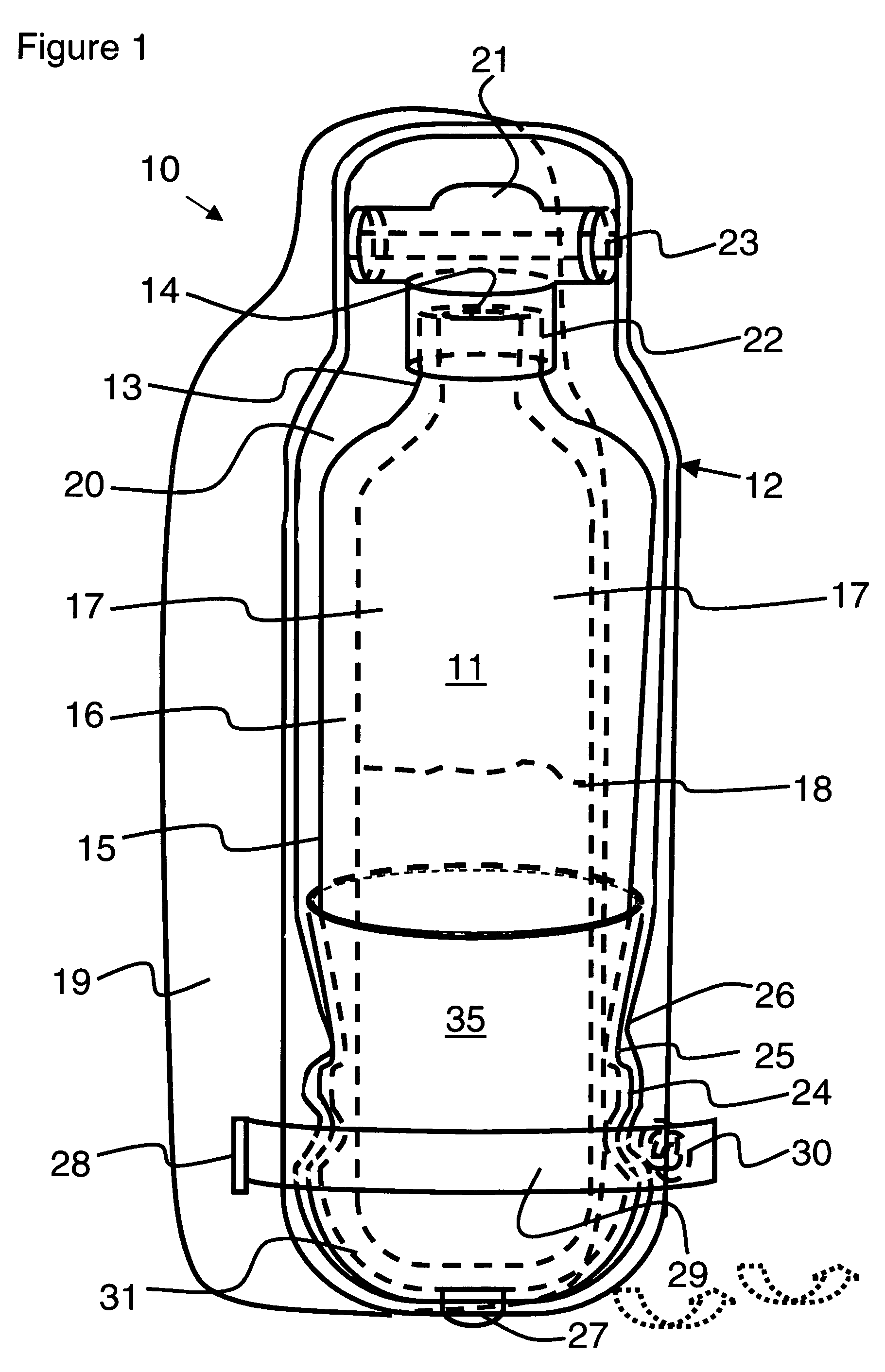 Portable water bottle, cup and dish assembly for humans and pets