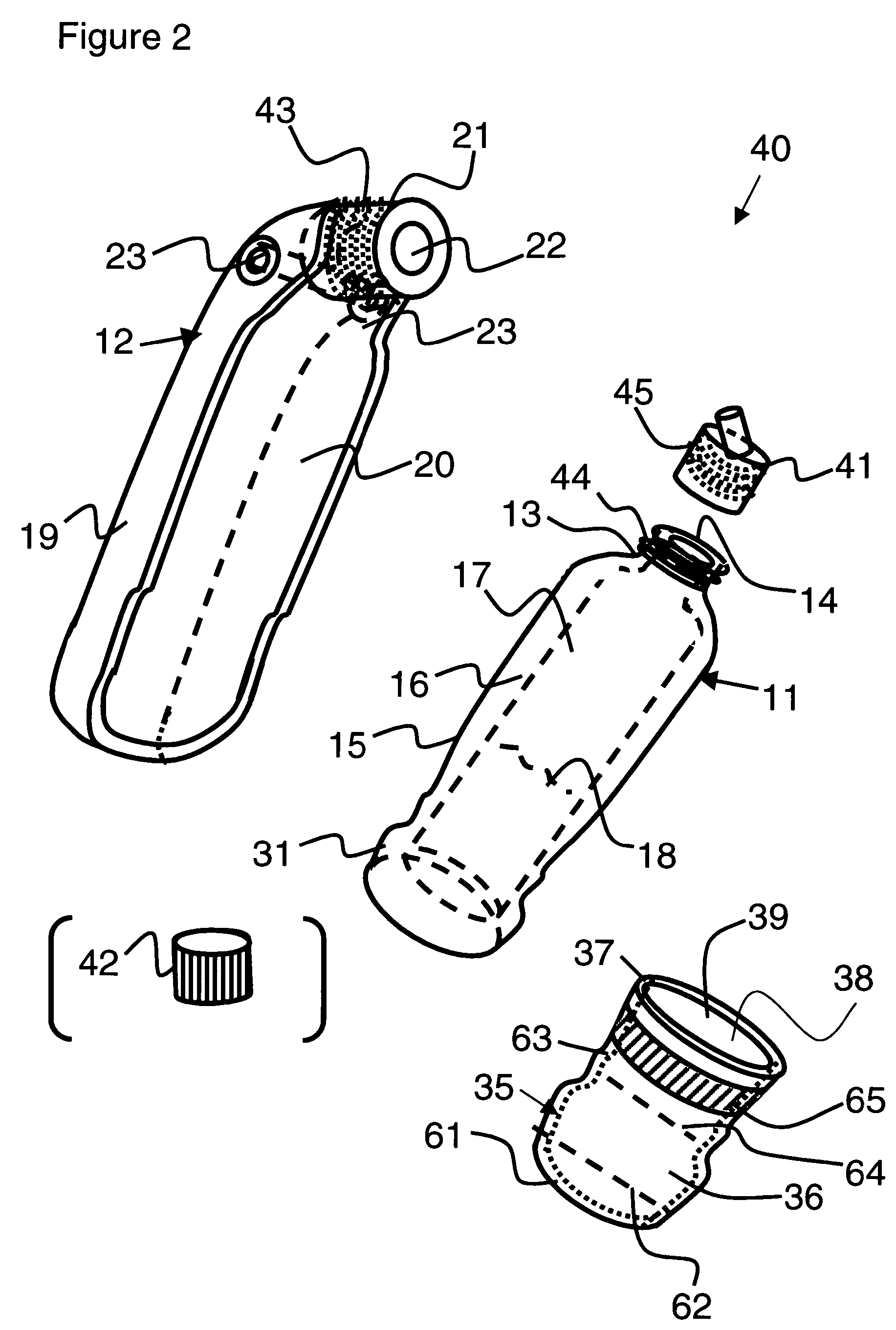 Portable water bottle, cup and dish assembly for humans and pets