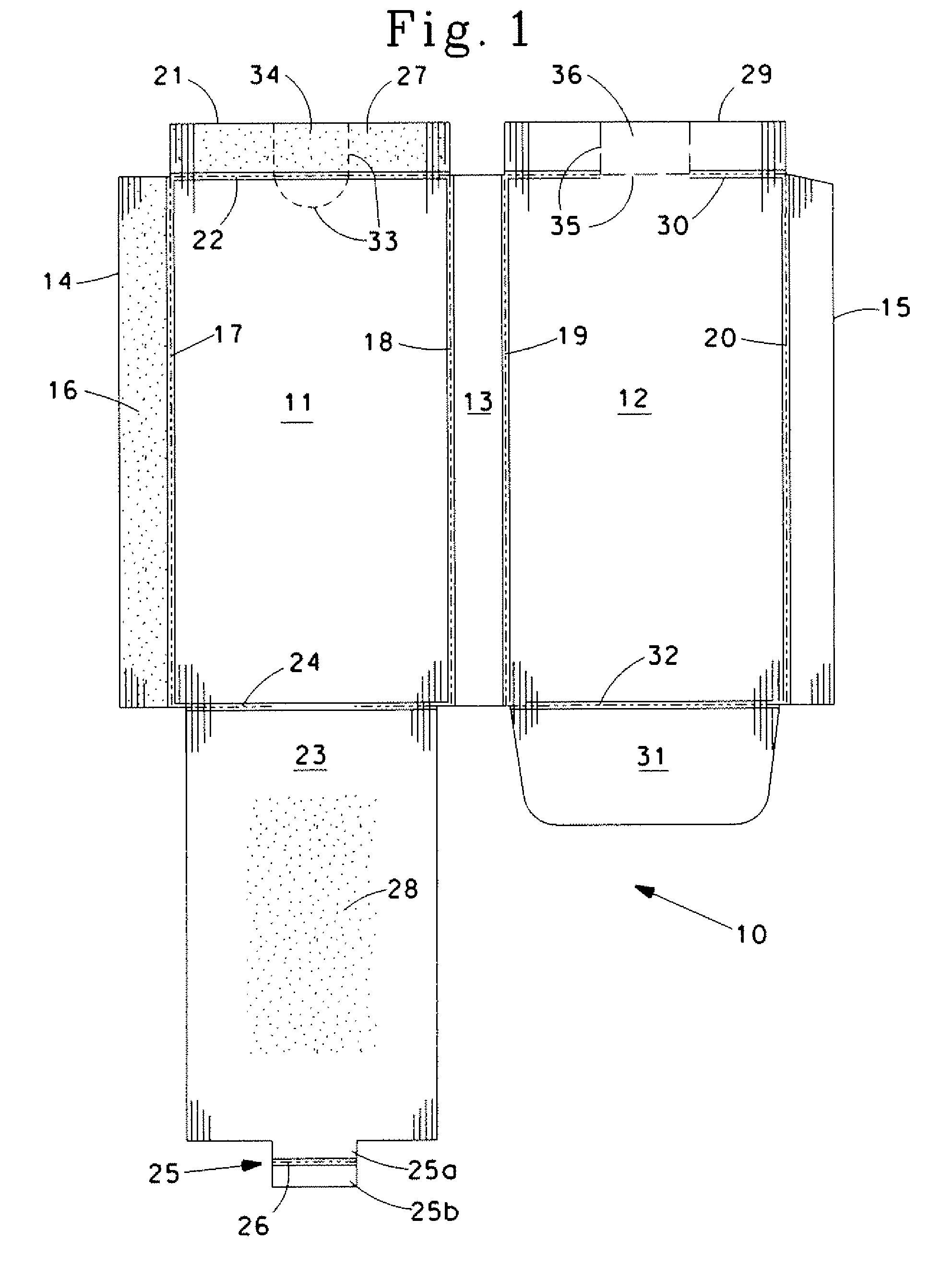 Child-resistant package with latch and retaining feature