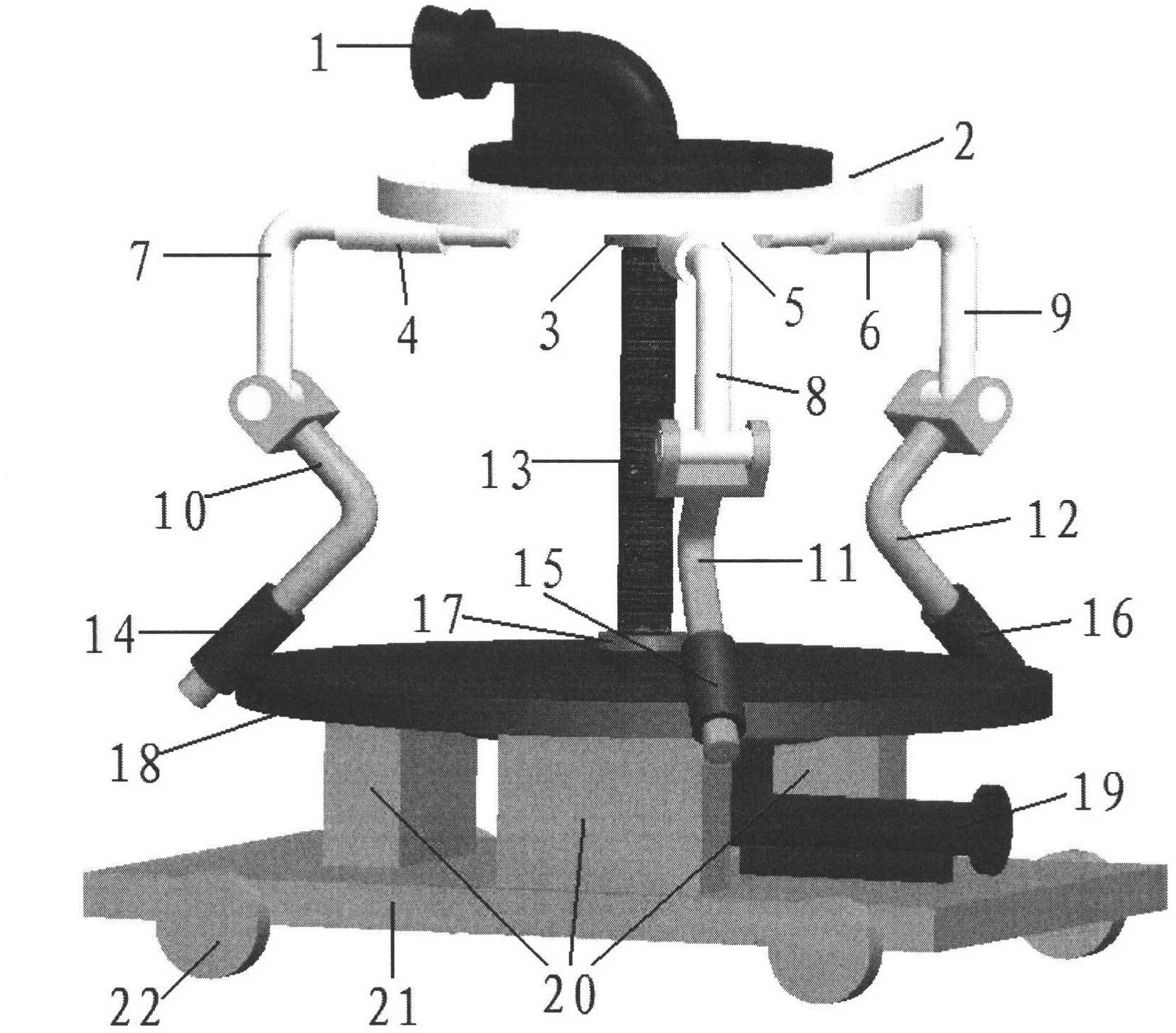 3CRC parallel mechanism fire monitor