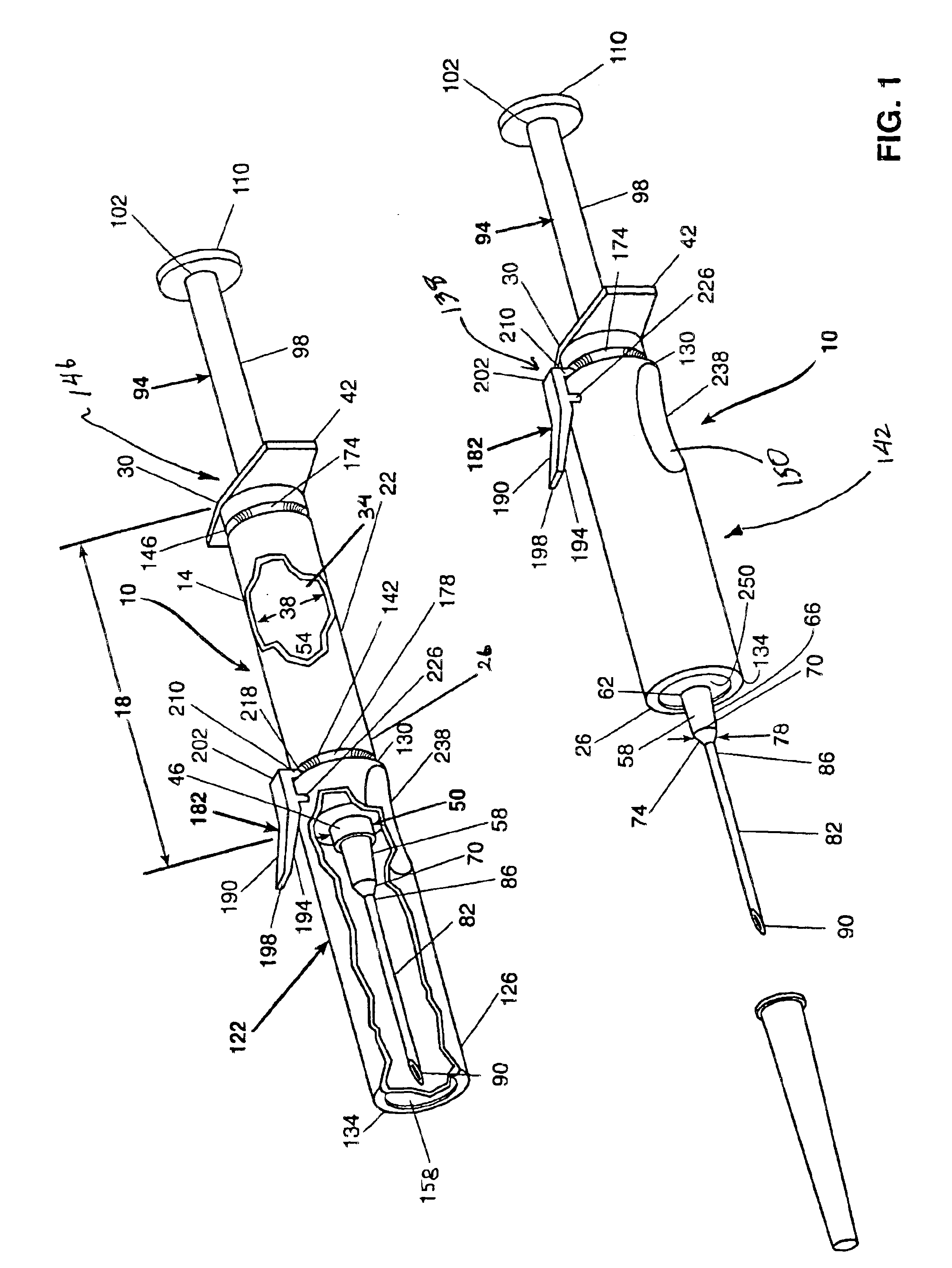 Safety syringe/catheter