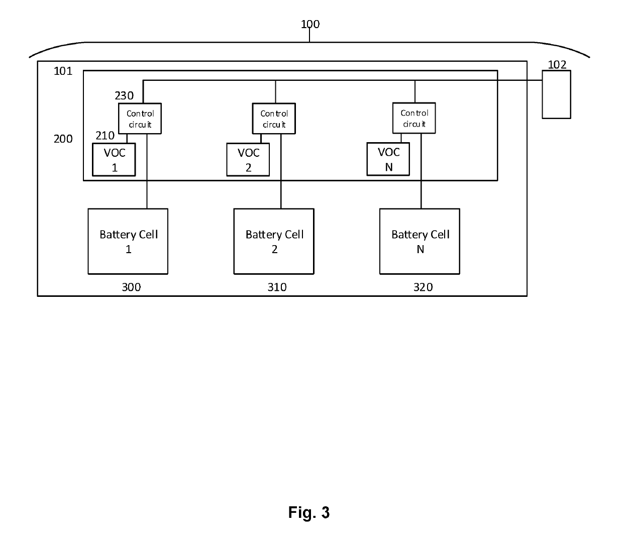 Method and System for Detecting Volatile Organic Compounds within a Battery Assembly