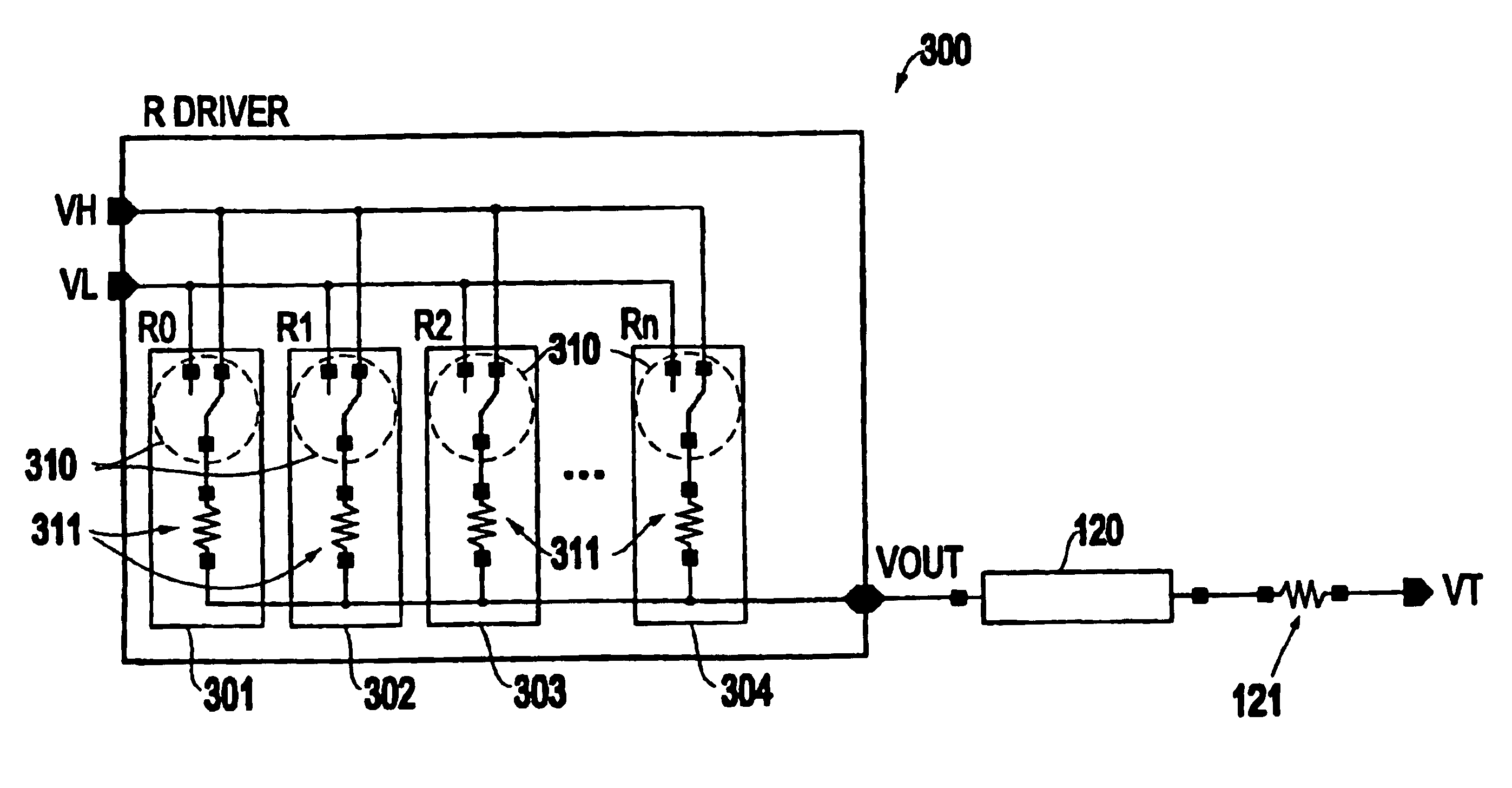 Terminating resistor driver for high speed data communication