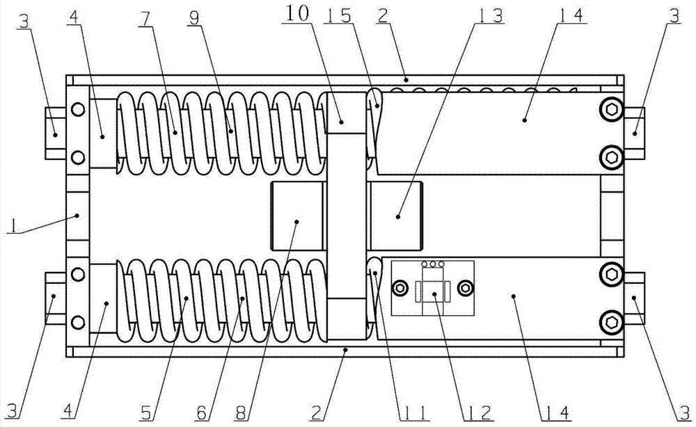 A limit buffer device for limiting the continuous rotation of the rotary shaft system of the photoelectric theodolite