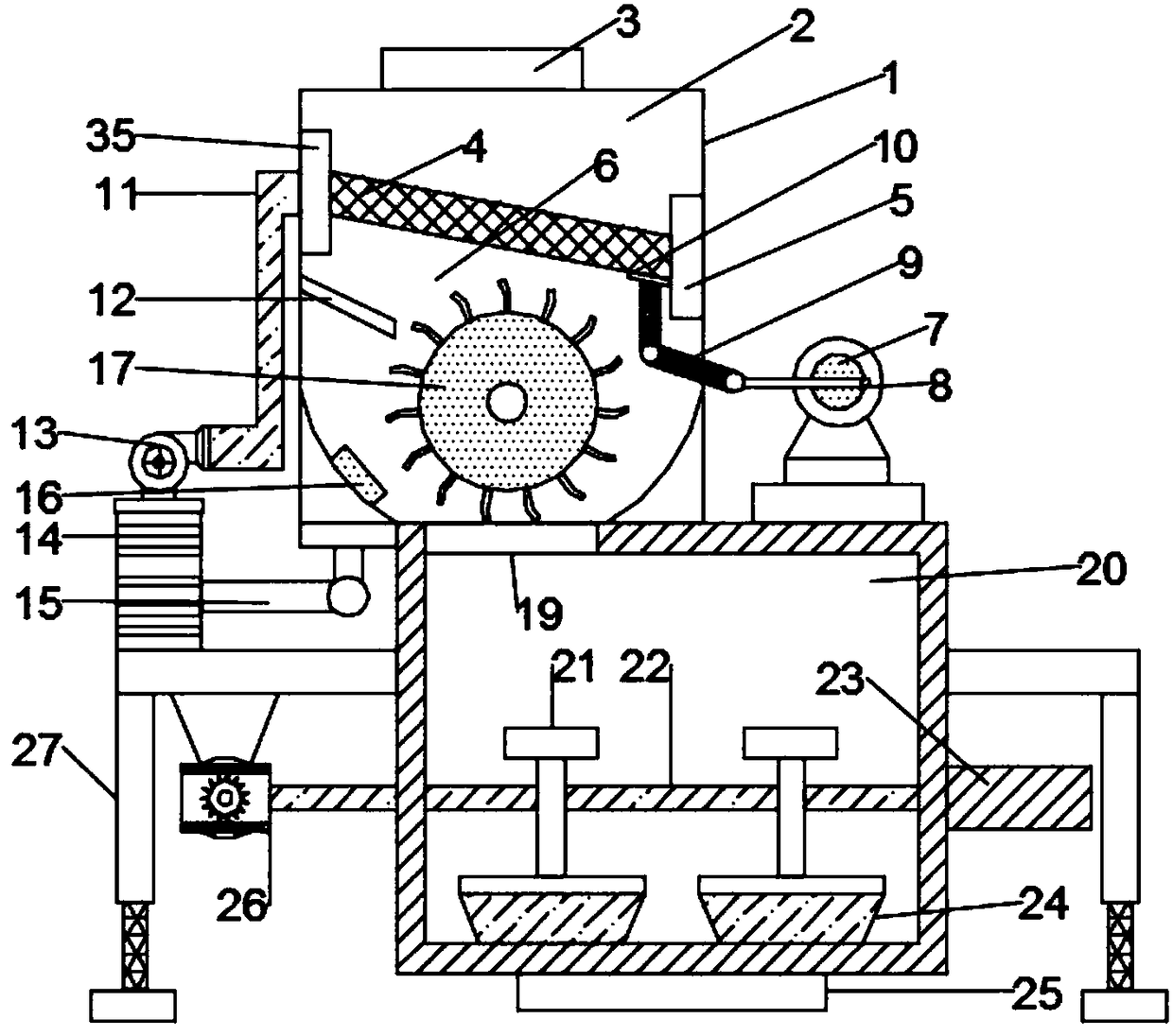 Porcelain clay refining equipment for ceramic production