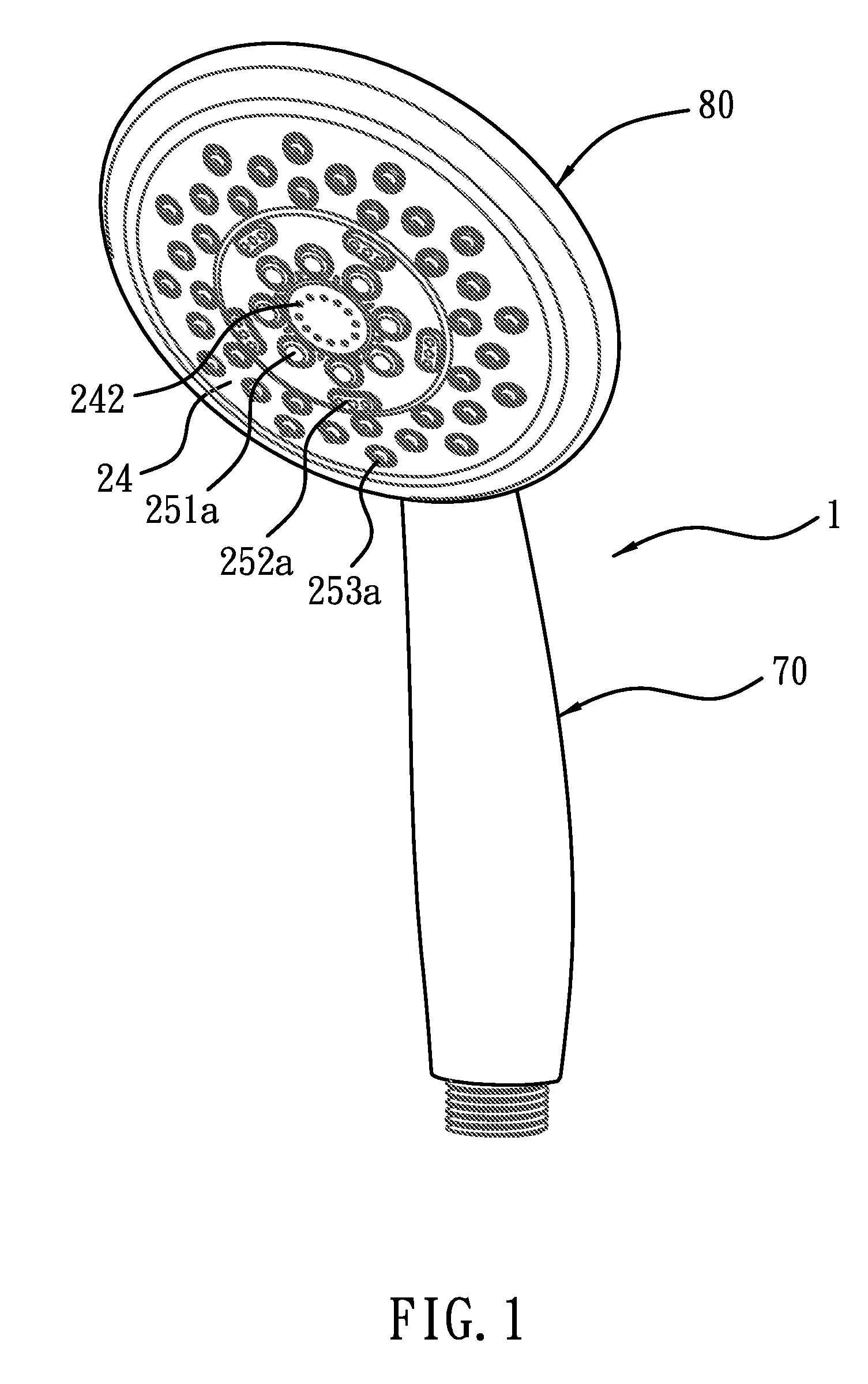 Adjustable module spray head and adjusting method thereof