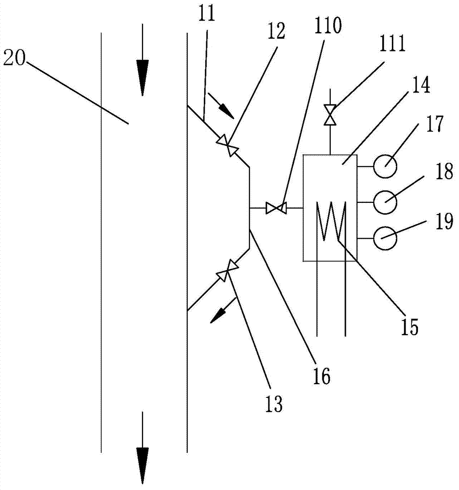 Liquid-phase water content detection device and liquid-phase water content detection method for wet steam