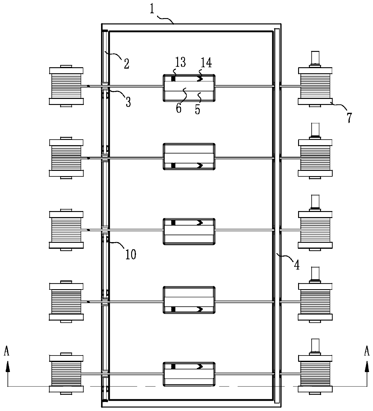 Tinned copper wire electroplating method