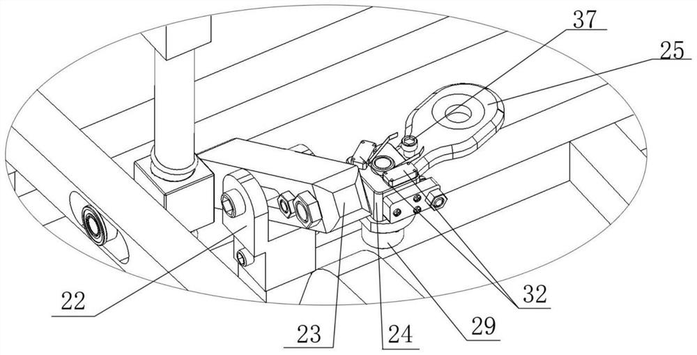 Crank-type squatting and standing-up auxiliary device and closestool