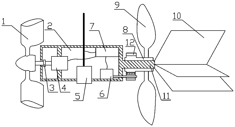 Ultrasonic probe stabilizing device and method used for water depth tester