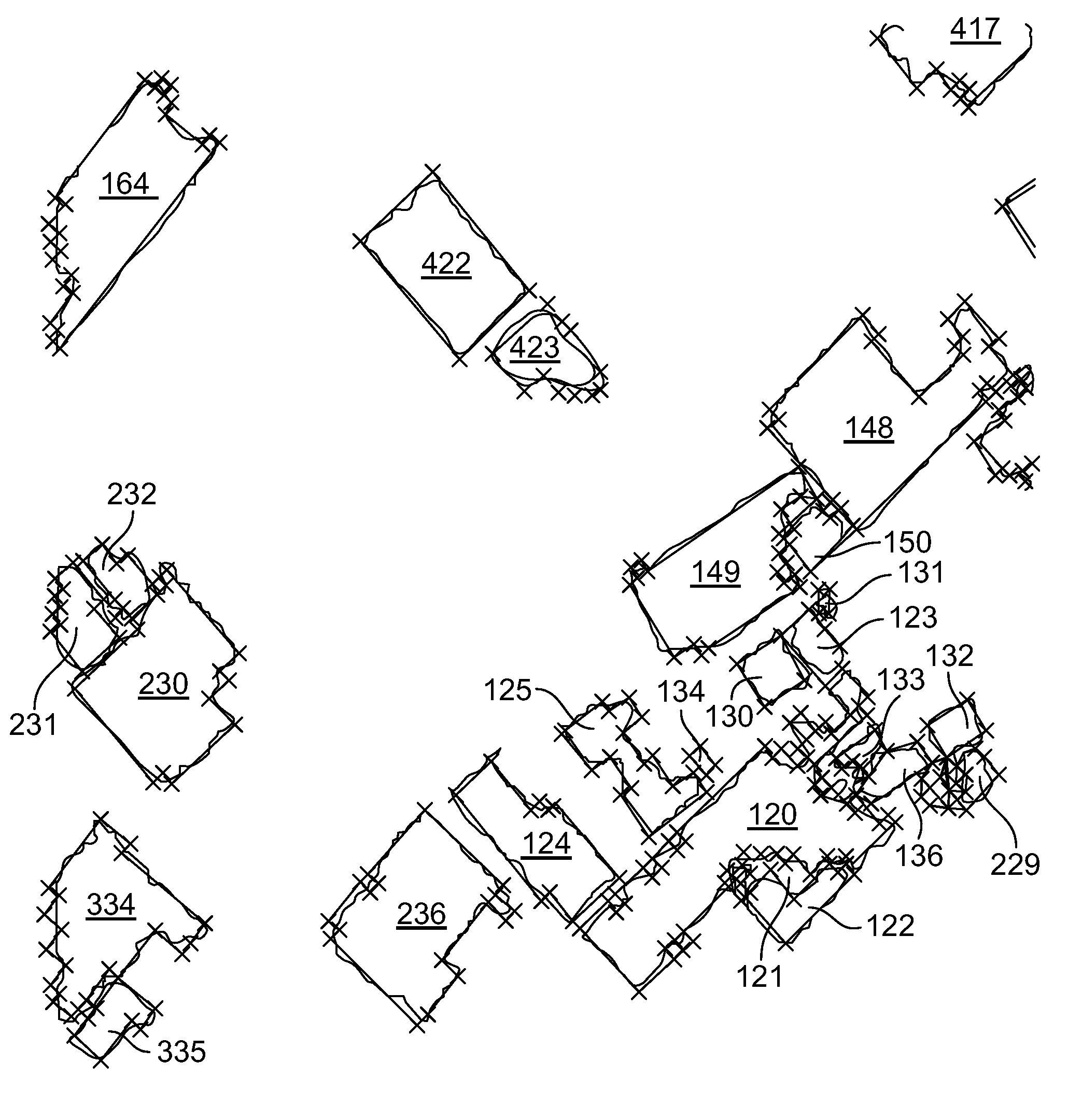 Building segmentation for densely built urban regions using aerial lidar data