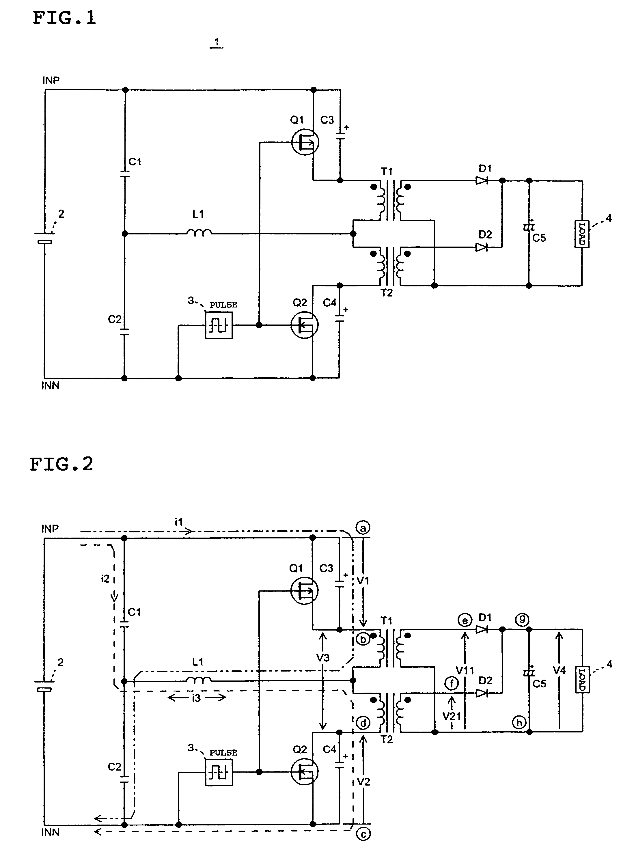 Push-pull switching power converter