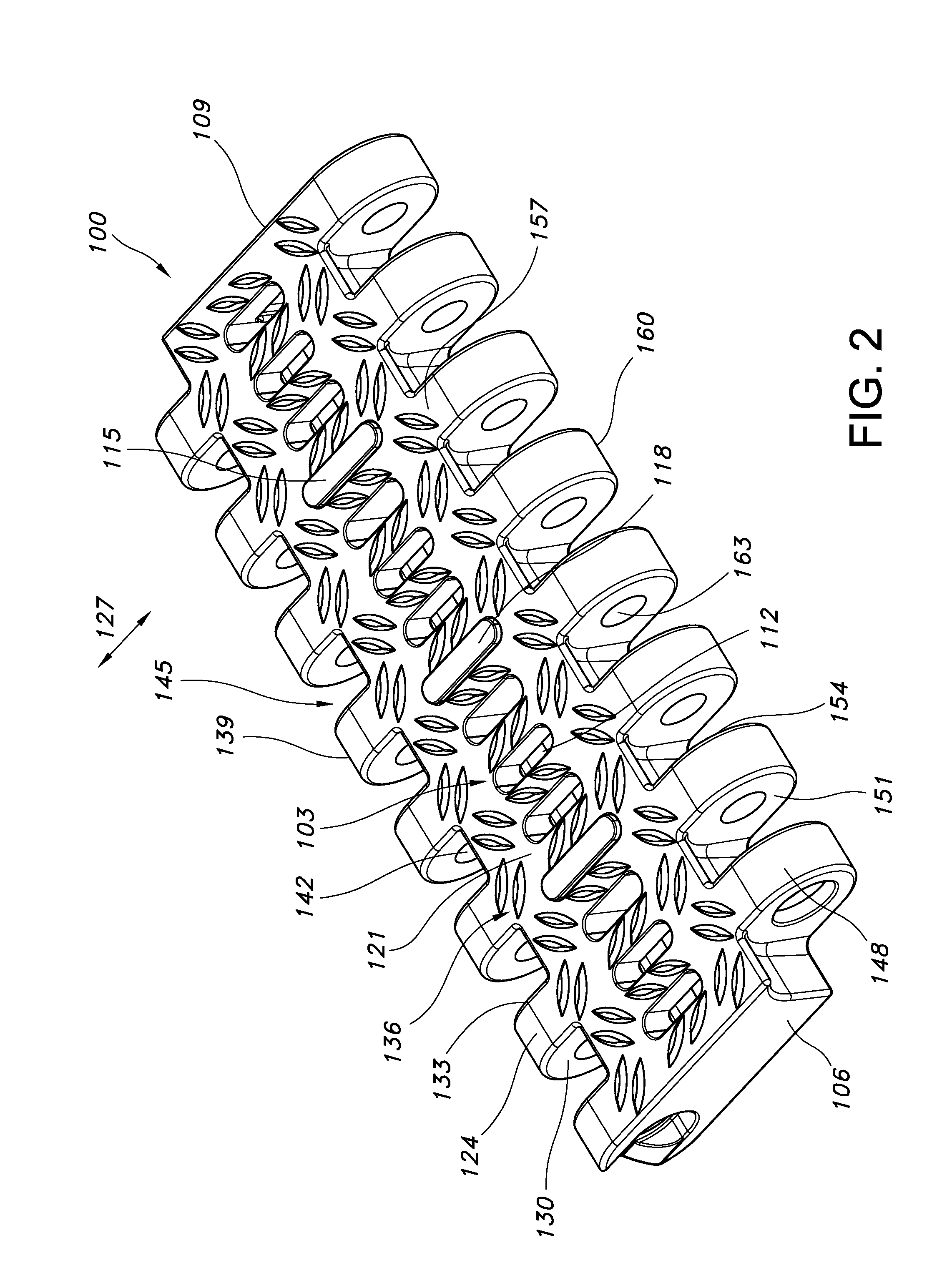 Electroconductive modular belt