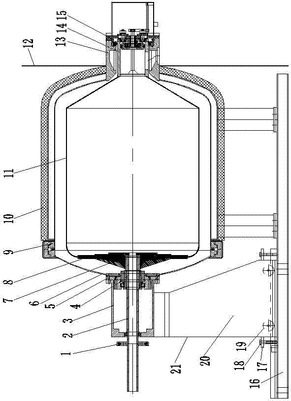 A guide support device for quick-opening door of washing machine