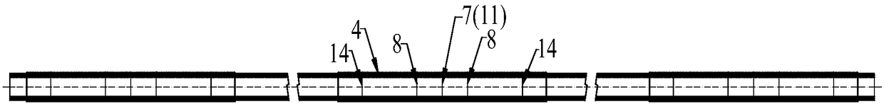 Installation tooling and installation method of opening and closing hinge for ships