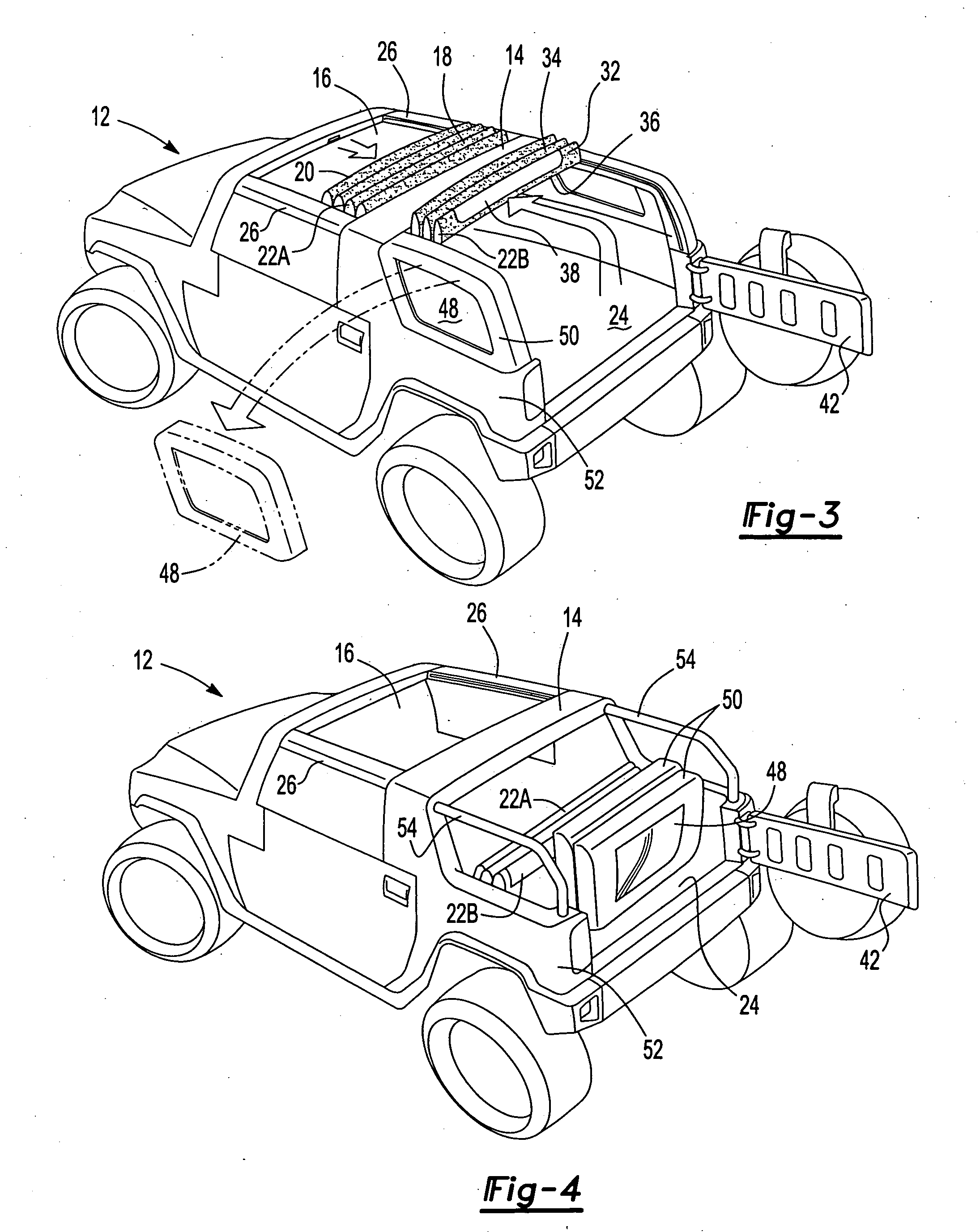 Modular convertible top