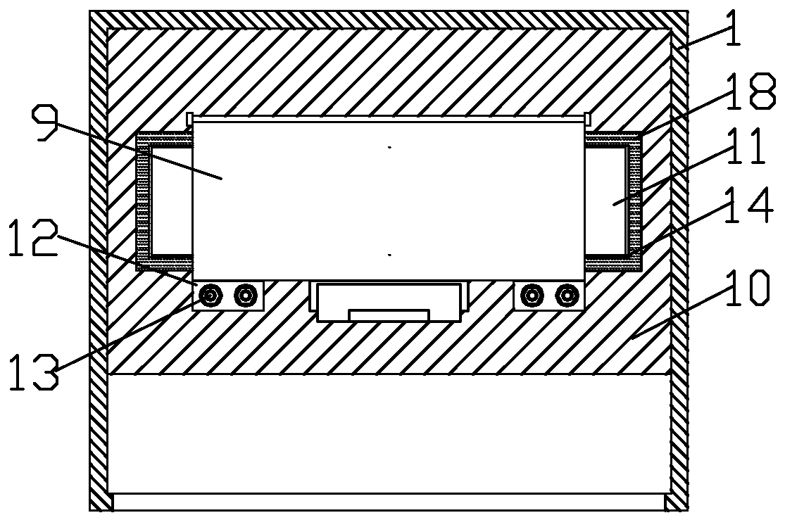 Sculpture storage device having protection function