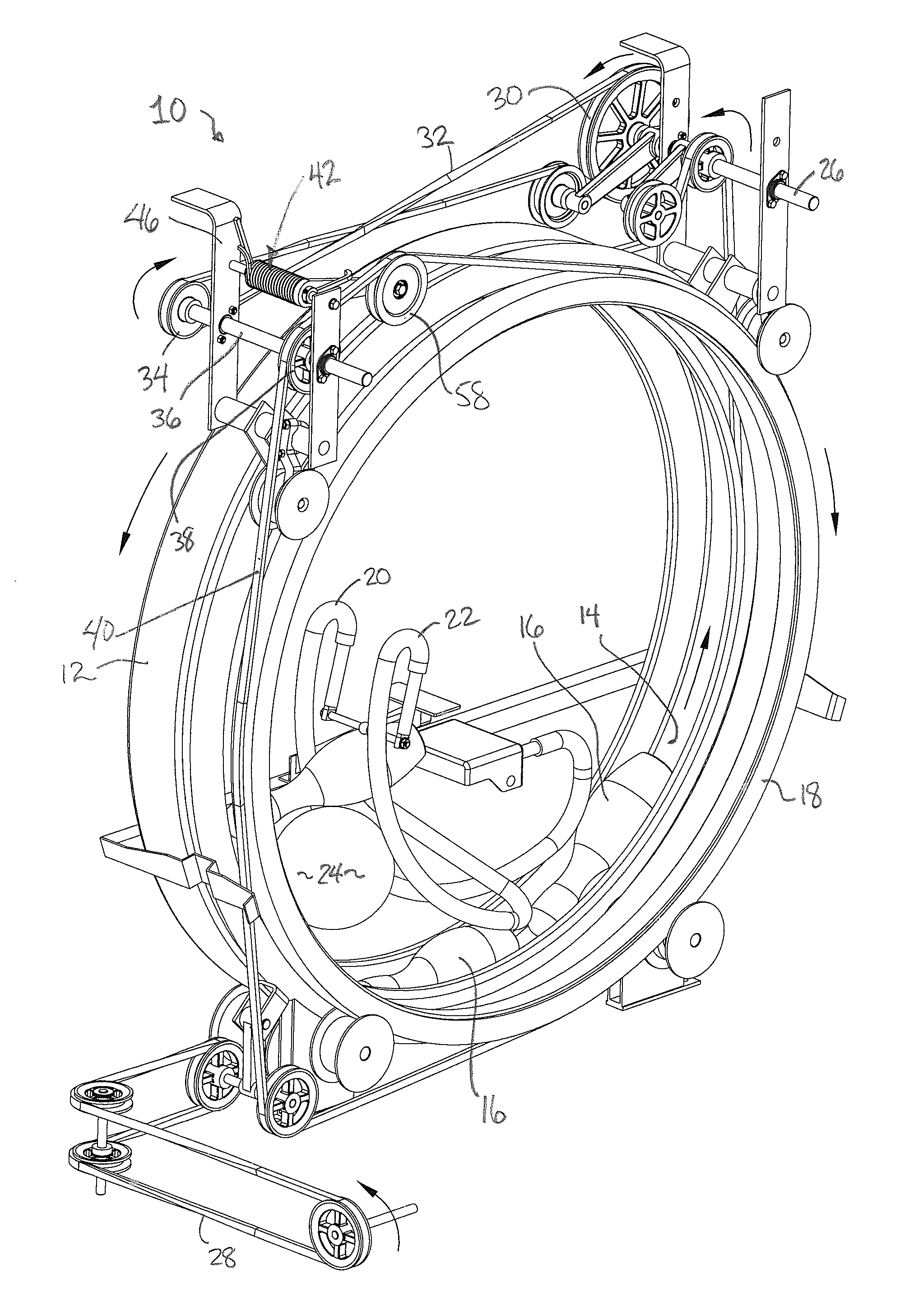 Bowling ball elevating assembly for an automatic pinsetter