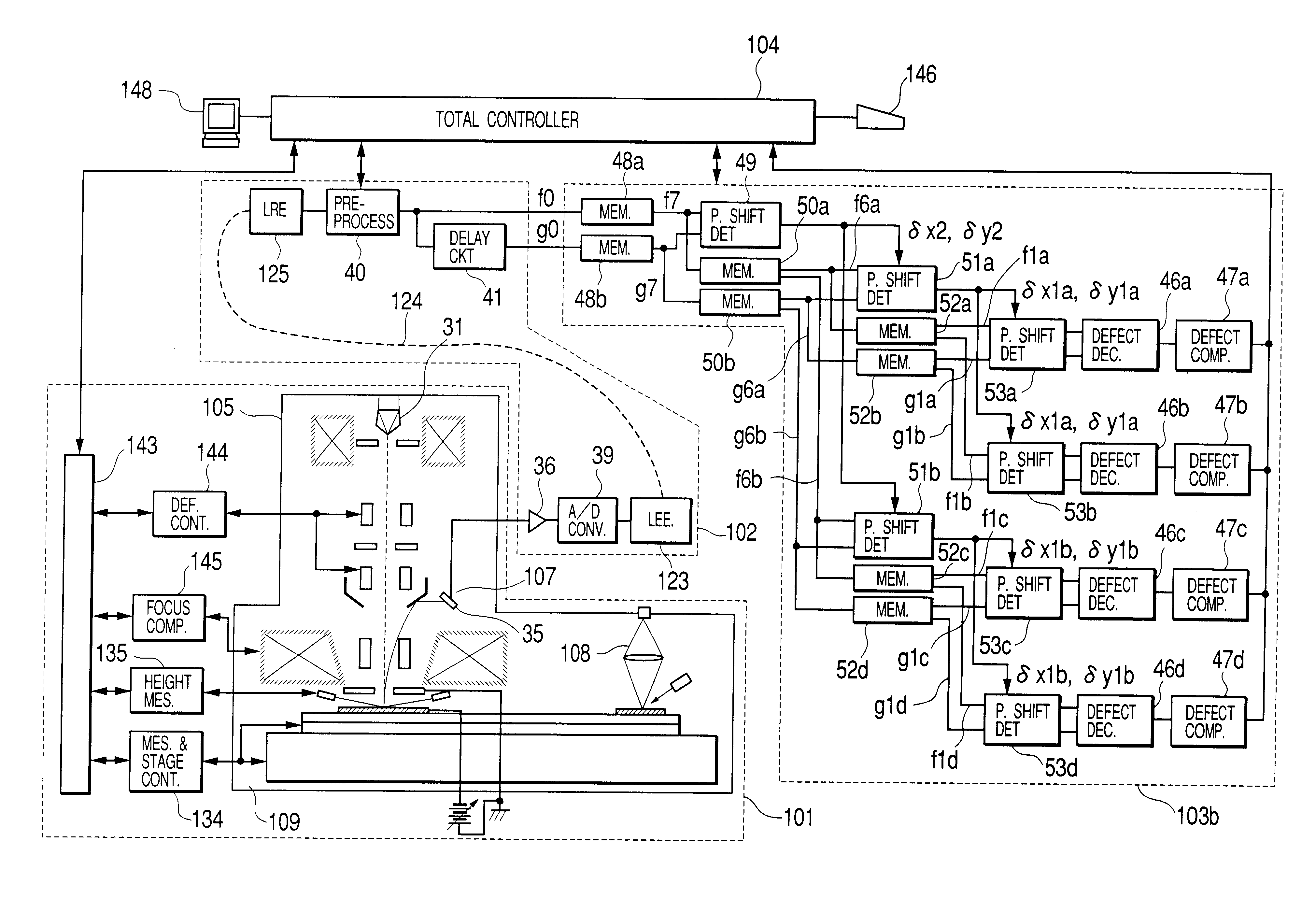 Pattern inspecting method and apparatus thereof, and pattern inspecting method on basis of electron beam images and apparatus thereof