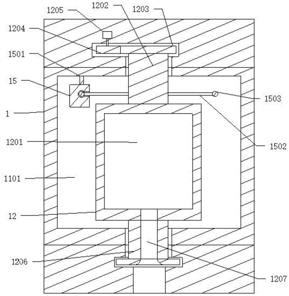 Intelligent door of intelligent power distribution cabinet