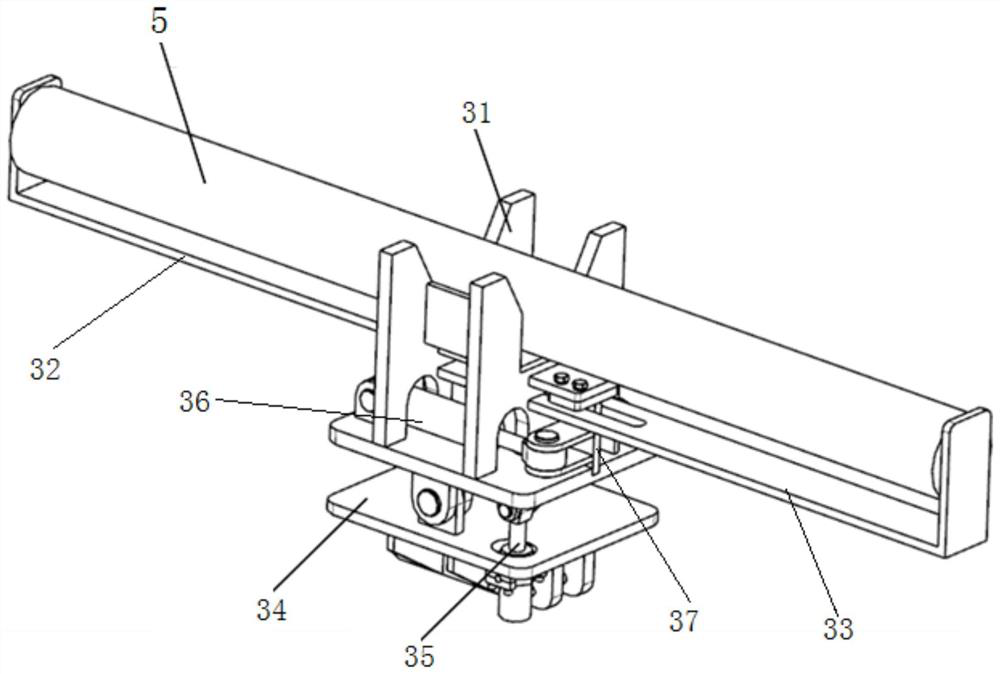 Drill rod lifting mechanism, auxiliary continuous drill rod replacing device and control method