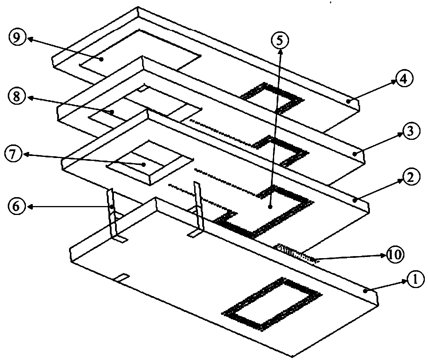 Packaging structure for integrating VCO and waveguide antenna