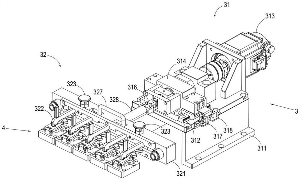 A test device for testing the high-pressure watertightness function of special-shaped components