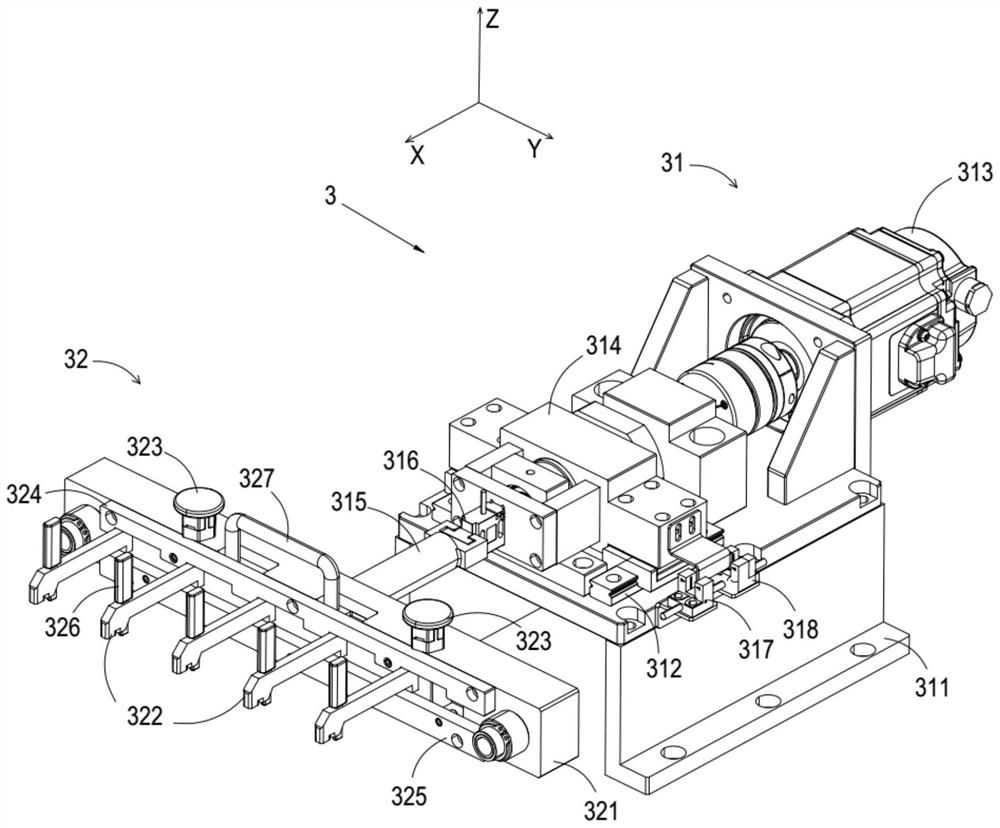 A test device for testing the high-pressure watertightness function of special-shaped components