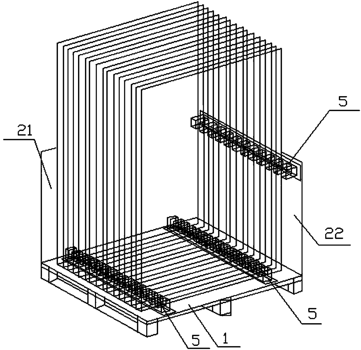 Packing box and method for thin film solar cells