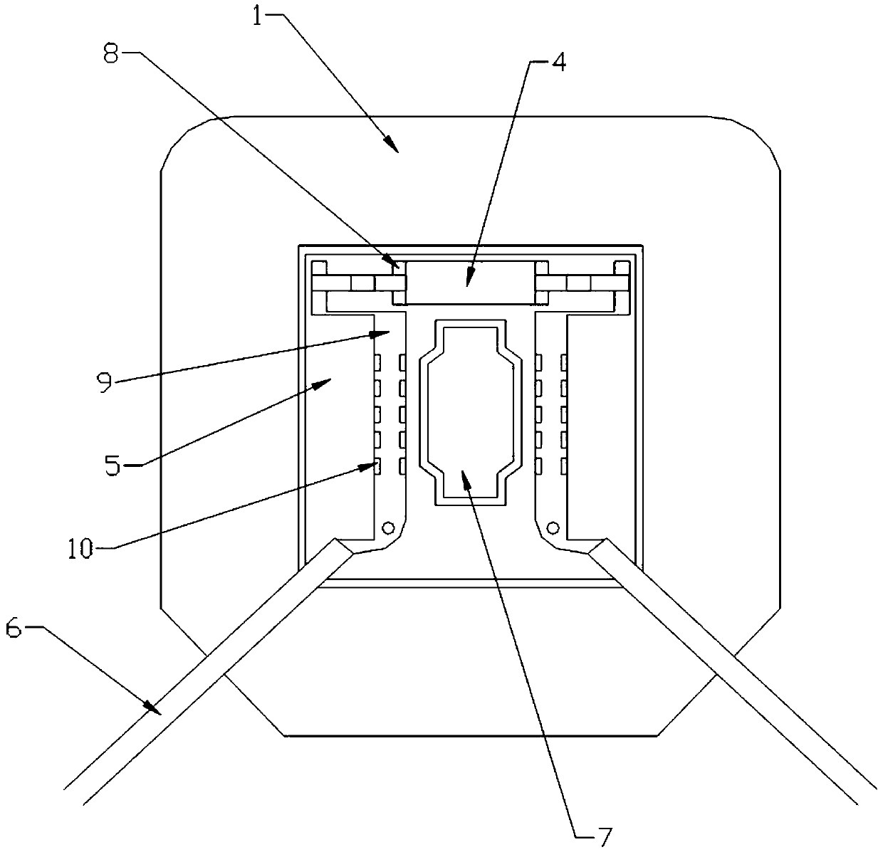 A press-button junction box dedicated to cadmium telluride thin film components