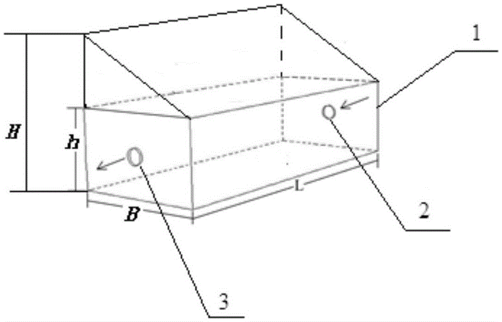 Heat-preservation greenhouse modeling method used for sewage treatment at northeast severe cod region