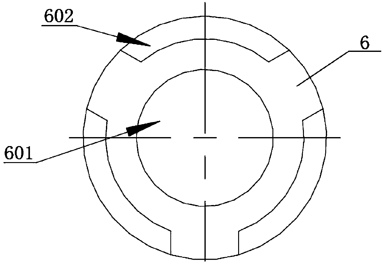 Single-hole atomizing injector and post atomizing structure thereof