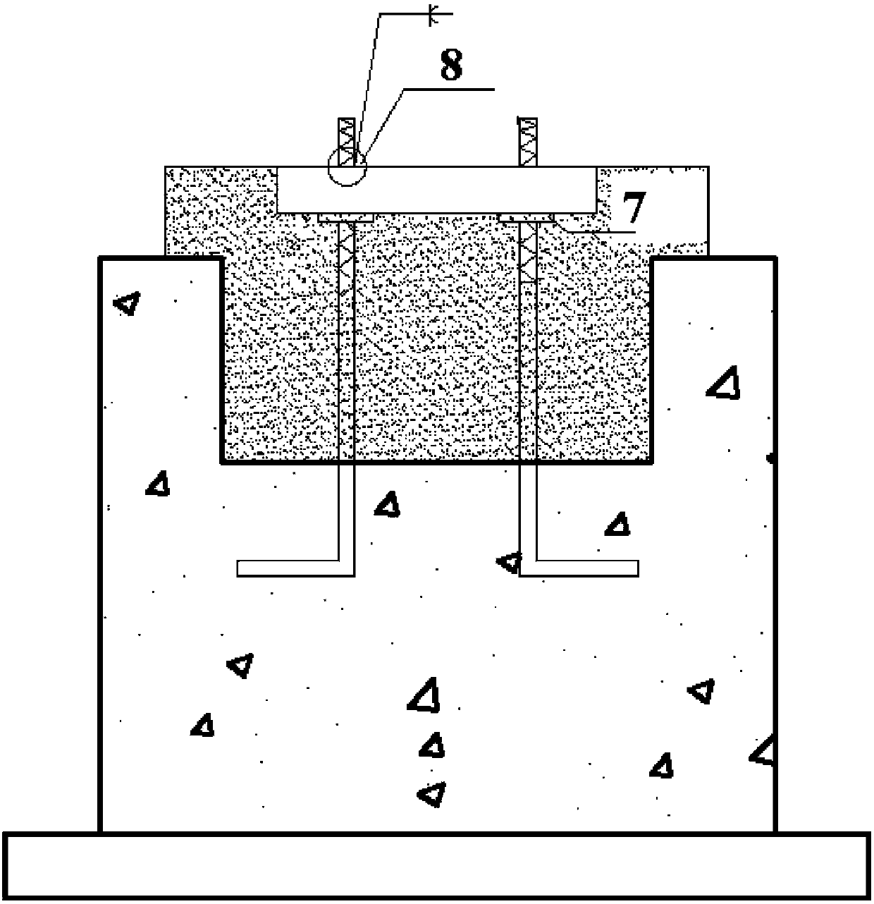 Super-long and large horizontal embedded part reverse construction method