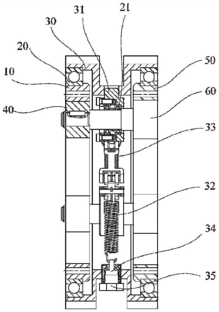 Double-row planetary reducer based on friction transmission