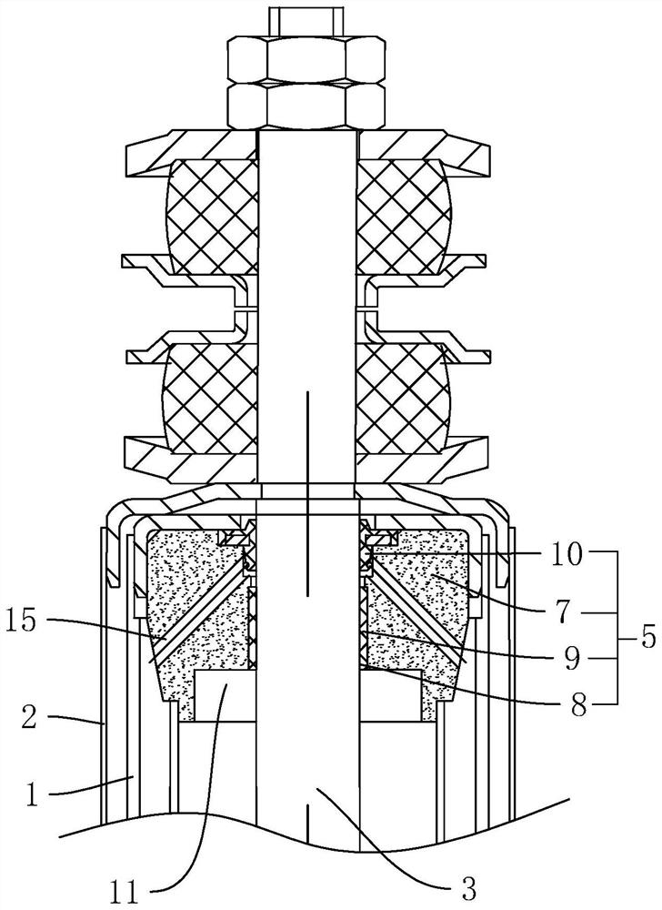 A shock absorber with extended service life