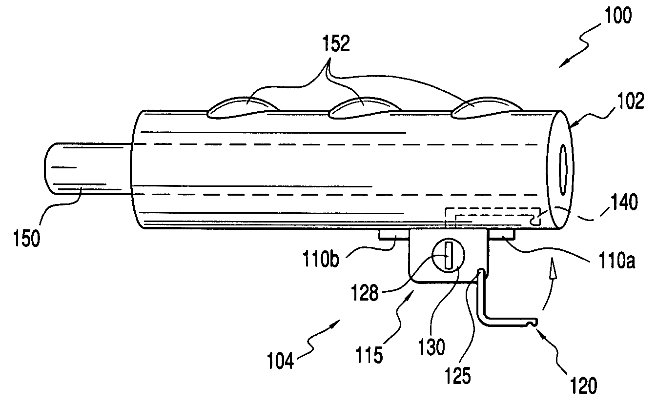 Apparatus for locking a device to a cycle footrest