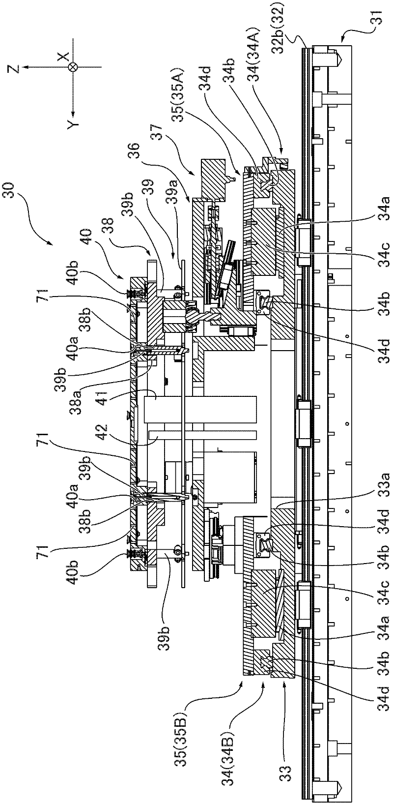 Absorption stage, placing stage and exposure apparatus