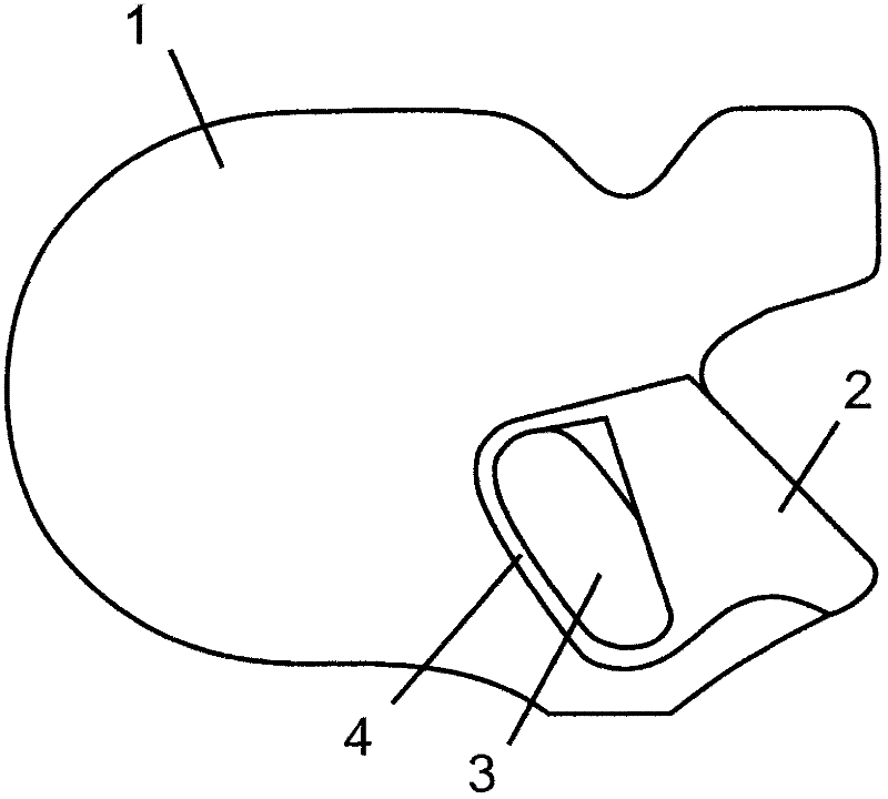 Table tennis racket with reinforced finger hole on hitting plate