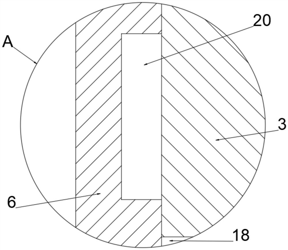 Magnetic-gas position detection device