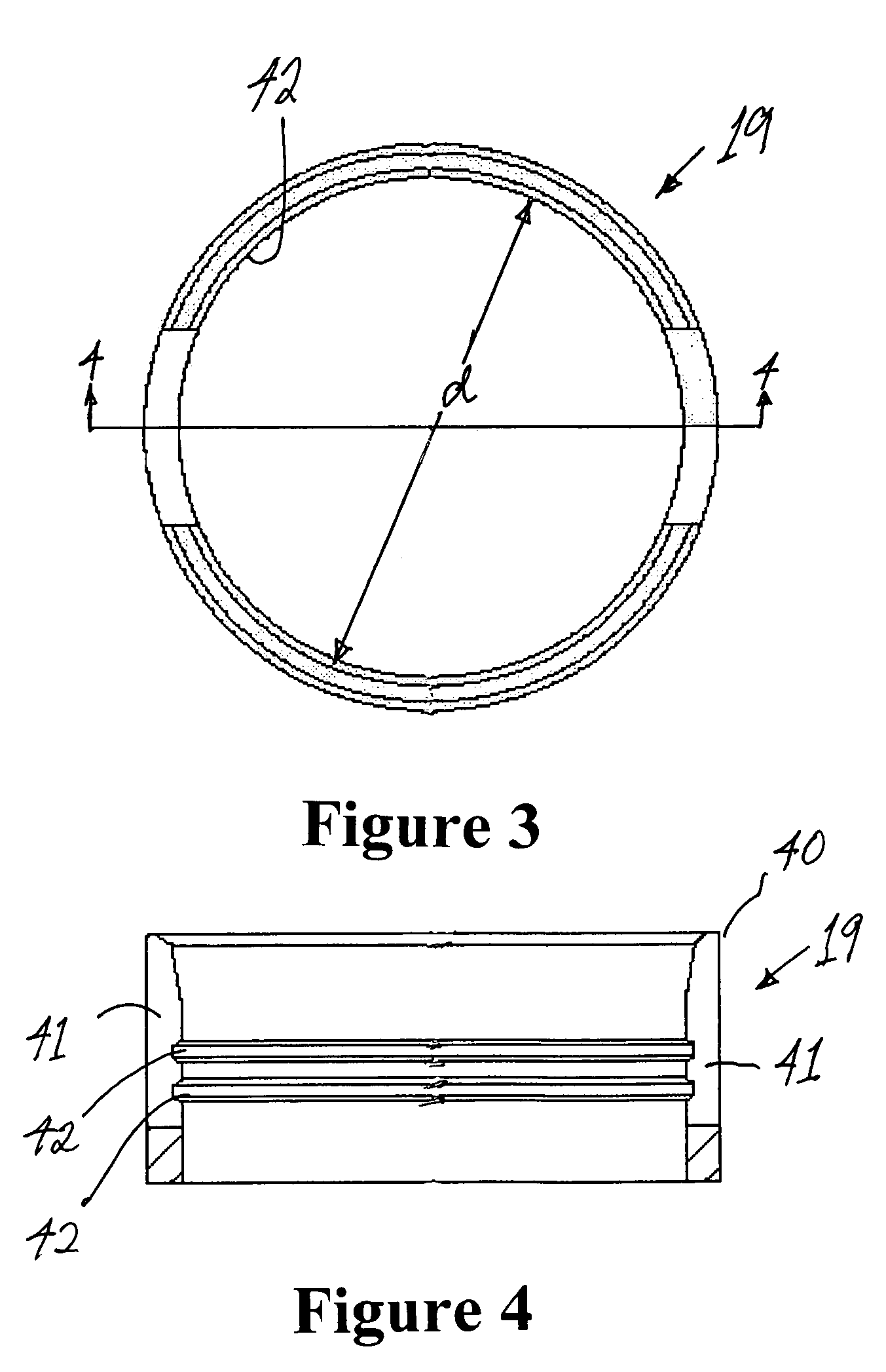 Coaxial cable connector with replaceable compression ring