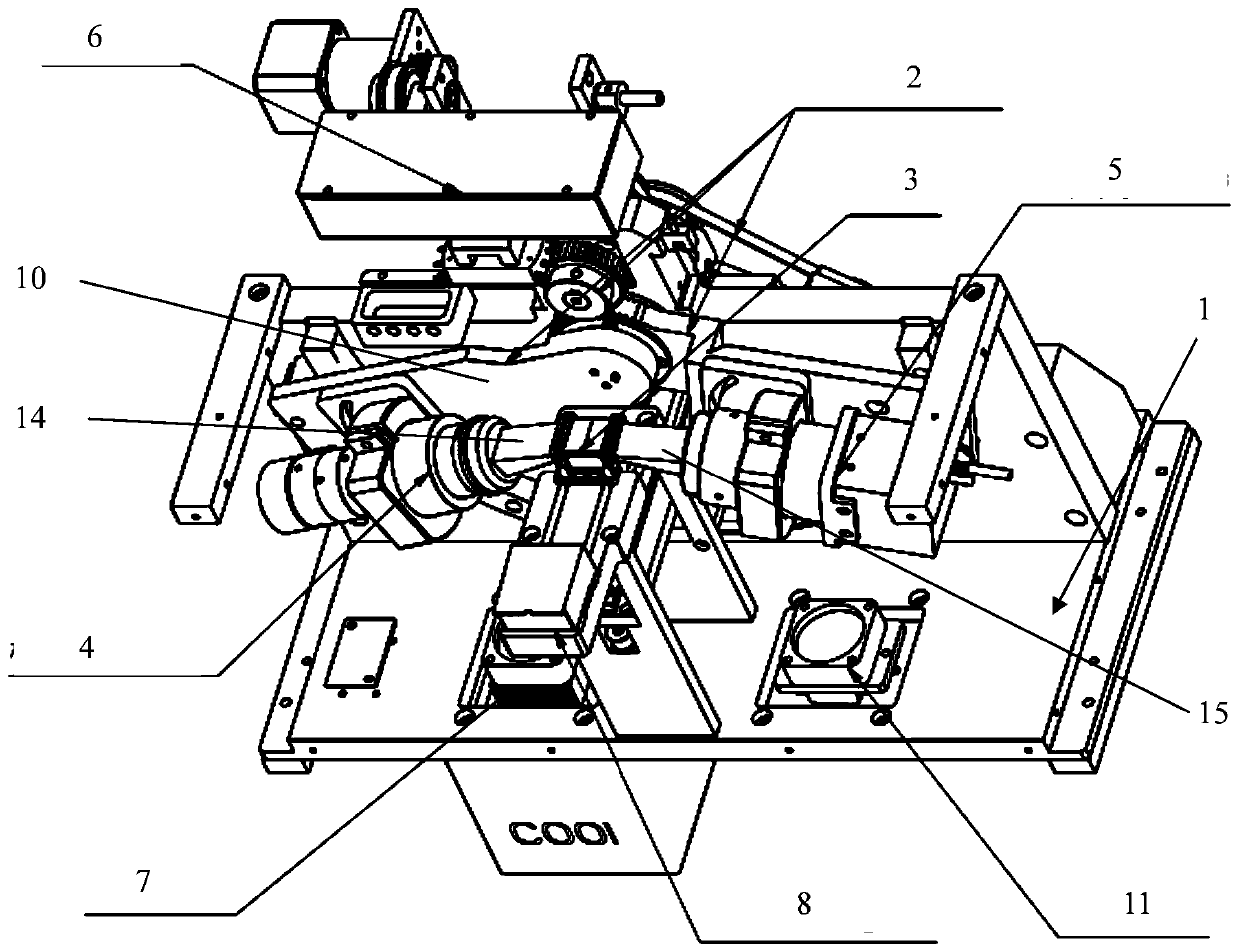 A prism-type surface plasmon resonance spectrometer angle modulation mechanism